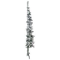 Kunstkerstboom half met sneeuw smal 150 cm 3