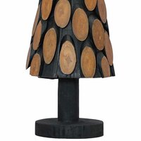 Kerstboom met standaard Bruin 61 cm Massief teakhout 8
