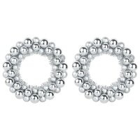 Kerstbal Kransen 2 pcs Zilver 33 x 33 x 7 cm Polystyreen 2
