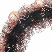 Kerstbal Kransen 2 pcs Rose Gold 33 x 33 x 7 cm Polystyreen 7