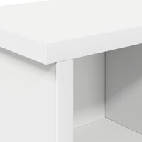 Wandgemonteerde kapstok Wit 50 x 16 x 26 cm Bewerkt hout 8