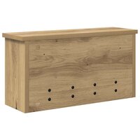 Wandgemonteerde kapstok met plank Artisan Eiken 50 x 16 x 26 cm 7