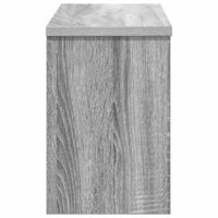 Wandgemonteerde kapstok met plank Grijs Sonoma 50 x 20 x 30 cm 7