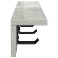 Wandgemonteerde kapstok Beton Grijs 40 x 10,5 x 10,5 cm 6