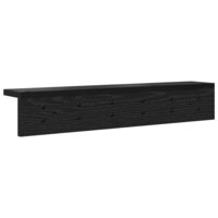 Wandgemonteerde kapstok Zwart Eiken 60 x 10,5 x 10,5 cm 7