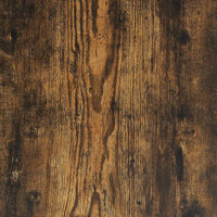 Wandgemonteerde kapstok Gerookt eiken 60 x 10,5 x 10,5 cm 10
