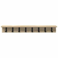 Wandgemonteerde kapstok Sonoma Eiken 80 x 10,5 x 10,5 cm 5