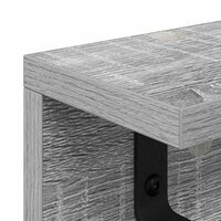 Wandgemonteerde kapstok Grijs Sonoma 80 x 10,5 x 10,5 cm 8
