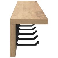 Wandgemonteerde kapstok Artisan Eiken 80 x 10,5 x 10,5 cm 6