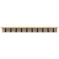 Wandgemonteerde kapstok Sonoma Eiken 100 x 10,5 x 10,5 cm 5