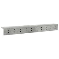 Wandgemonteerde kapstok Beton Grijs 100 x 10,5 x 10,5 cm 7