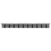 Wandgemonteerde kapstok Grijs Sonoma 100 x 10,5 x 10,5 cm 5