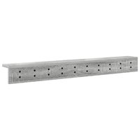 Wandgemonteerde kapstok Grijs Sonoma 100 x 10,5 x 10,5 cm 7