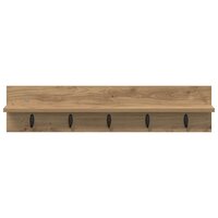 Wandgemonteerde kapstok Artisan Eiken 80 x 10,5 x 18 cm 5