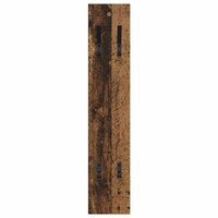 Wandgemonteerde kapstok Oudhout 20 x 1,5 x 100 cm Bewerkt hout 5
