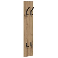 Wandgemonteerde kapstok Artisan Eiken 20 x 1,5 x 100 cm 2