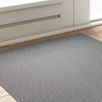 Tapijt Loper Lichtgrijs 100 x 100 cm 100% Polypropyleen 4