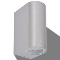 LED-wandlamp tuin op-/neerwaarts rond 2 st 3