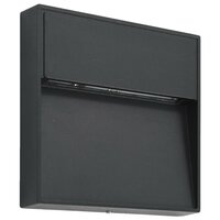 LED-buitenwandlampen 2 st 3 W vierkant zwart 3