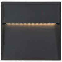 LED-buitenwandlampen 2 st 3 W vierkant zwart 4