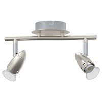 Plafondspot Nikkel 27 x 10 x 12 cm Metaal 3