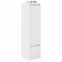 Highboard 29,5x34x119,5 cm spaanplaat wit 4