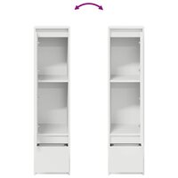 Highboard 29,5x34x119,5 cm spaanplaat wit 9