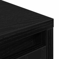 Highboard 29,5x34x119,5 cm spaanplaat zwart eikenkleurig 10