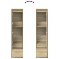 Highboard 29,5x34x119,5 cm spaanplaat sonoma eikenkleurig 9