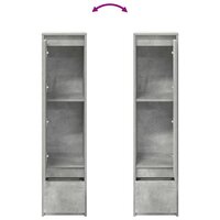 Highboard 29,5x34x119,5 cm spaanplaat betongrijs 9