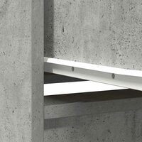 Highboard 29,5x34x119,5 cm spaanplaat betongrijs 11
