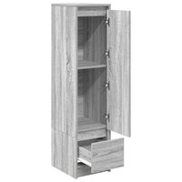 Highboard 29,5x34x119,5 cm spaanplaat grijs sonoma 5