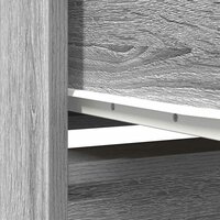 Highboard 29,5x34x119,5 cm spaanplaat grijs sonoma 11