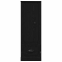 Highboard Zwart Eiken 36 x 35.5 x 103.5 cm Bewerkt hout 7