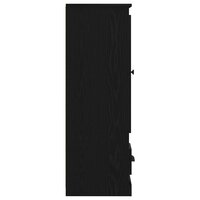 Highboard Zwart Eiken 36 x 35.5 x 103.5 cm Bewerkt hout 8