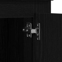 Highboard Zwart Eiken 36 x 35.5 x 103.5 cm Bewerkt hout 9