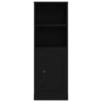 Highboard Zwart Eiken 36 x 35,5 x 103,5 cm Bewerkt hout 6