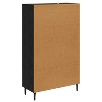 Highboard met lade Zwart Eiken 69,5 x 31 x 115 cm Bewerkt hout 8