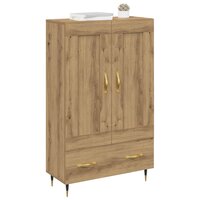 Highboard Artisan Eiken 69,5 x 31 x 115 cm Bewerkt hout 3