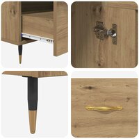 Highboard Artisan Eiken 69,5 x 31 x 115 cm Bewerkt hout 9