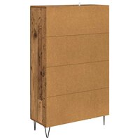 Highboard met lade Oud Hout 69,5 x 31 x 115 cm Bewerkt hout 8
