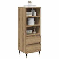 Highboard met lade Artisan Eiken 40 x 36 x 110 cm Bewerkt hout 3