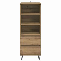 Highboard met lade Artisan Eiken 40 x 36 x 110 cm Bewerkt hout 6
