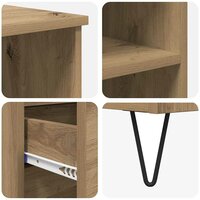 Highboard met lade Artisan Eiken 40 x 36 x 110 cm Bewerkt hout 9