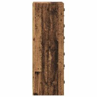 Highboard Oud Hout 35 x 37 x 109 cm Bewerkt hout 7