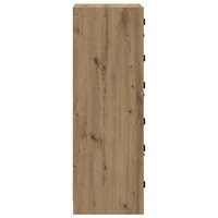 Highboard Artisan Eiken 35 x 37 x 109 cm Bewerkt hout 7