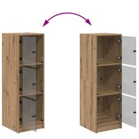 Highboard Artisan Eiken 35 x 37 x 109 cm Bewerkt hout 10