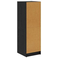 Highboard Zwart Eiken 35 x 37 x 109 cm Bewerkt hout 8