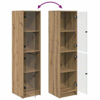Highboard Artisan Eiken 35 x 37 x 142 cm Bewerkt hout 11