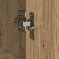 Highboard Artisan Eiken 35 x 37 x 142 cm Bewerkt hout 9